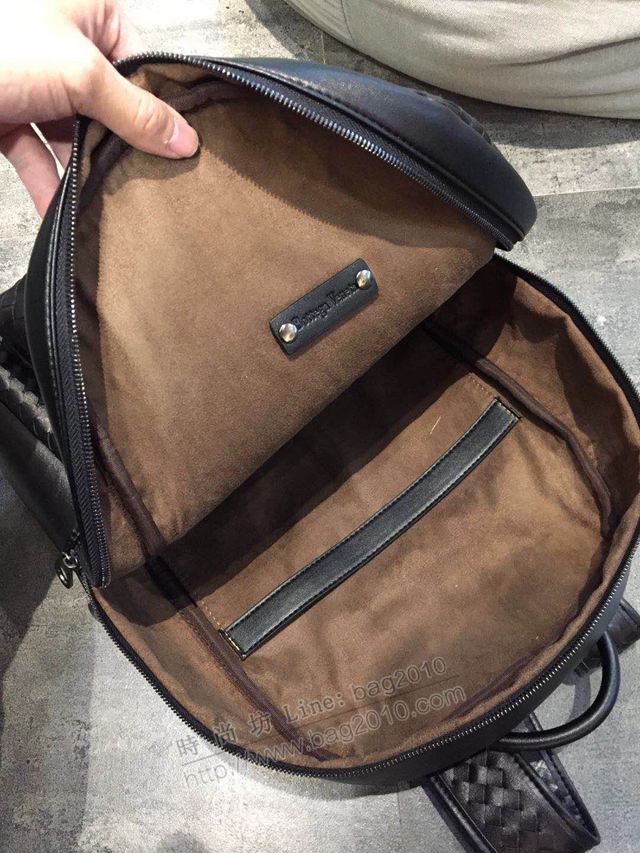 BV男包 寶緹嘉經典款雙肩包 進口皮BV男士後背包  nbq1022